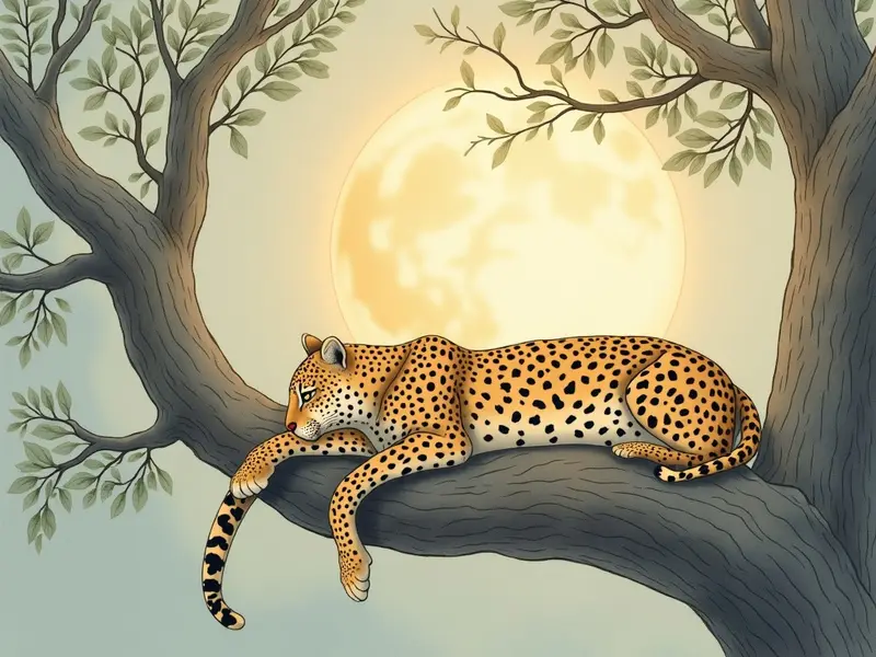 Illustrazione del sogno: leopardo nero