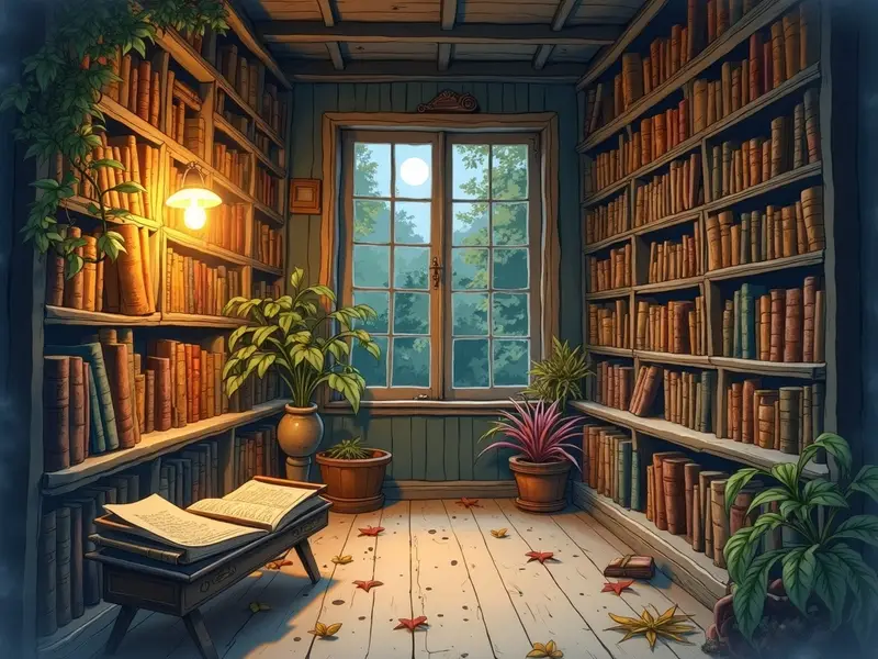 Illustrazione del sogno: libreria