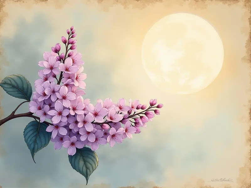 Illustrazione del sogno: lillà