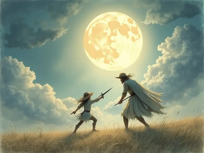 Illustrazione del sogno: lotta per strada