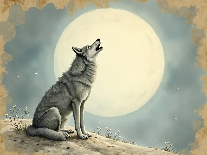 Illustrazione del sogno: lupo