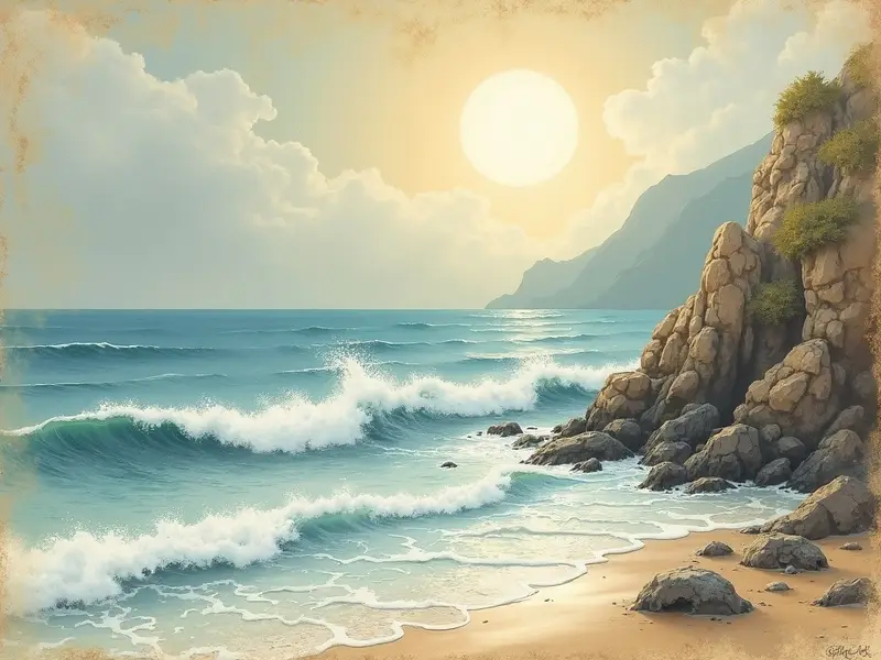 Illustrazione del sogno: mare