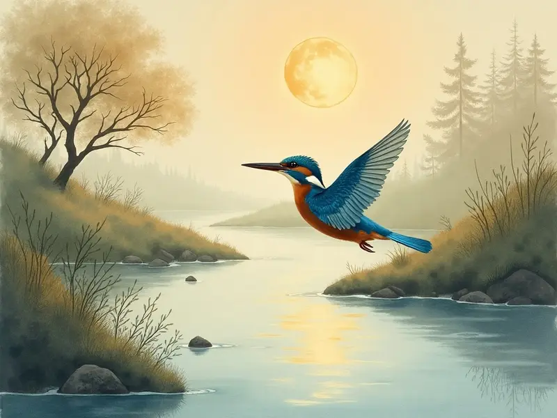 Illustrazione del sogno: martin pescatore
