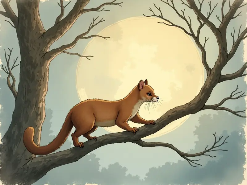 Illustrazione del sogno: martora