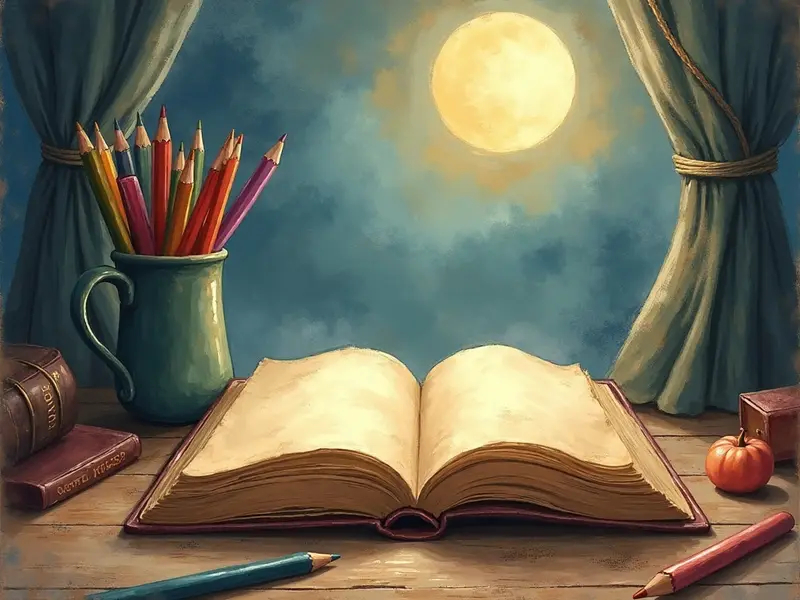 Illustrazione del sogno: matita colorata