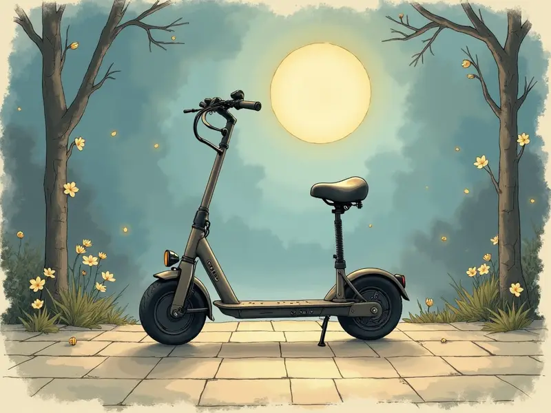 Illustrazione del sogno: monopattino