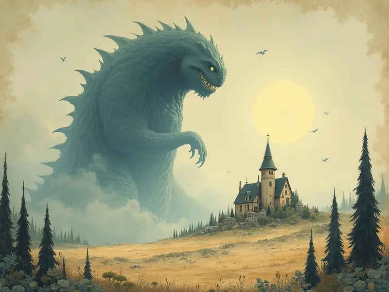 Illustrazione del sogno: mostro