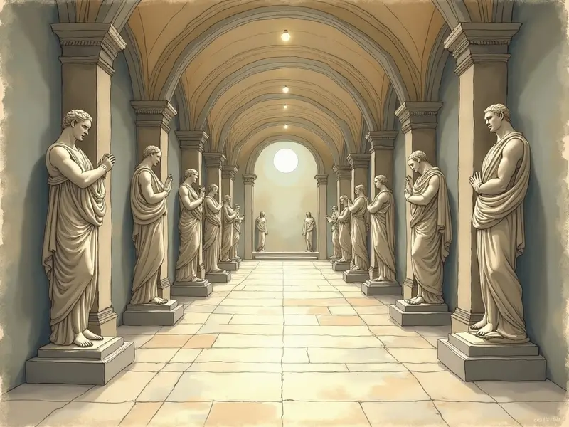 Illustrazione del sogno: museo