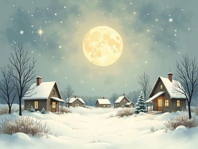 Illustrazione del sogno: neve