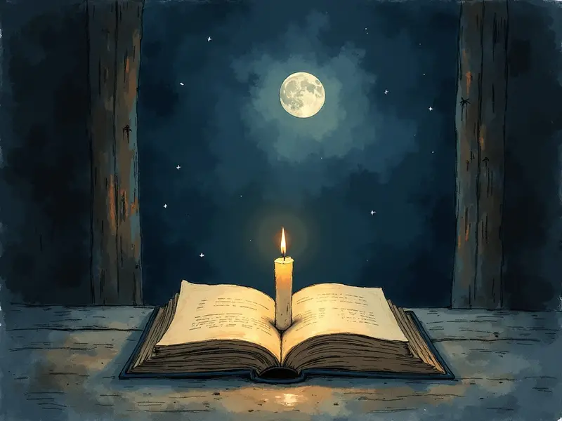 Illustrazione del sogno: oscurità nera
