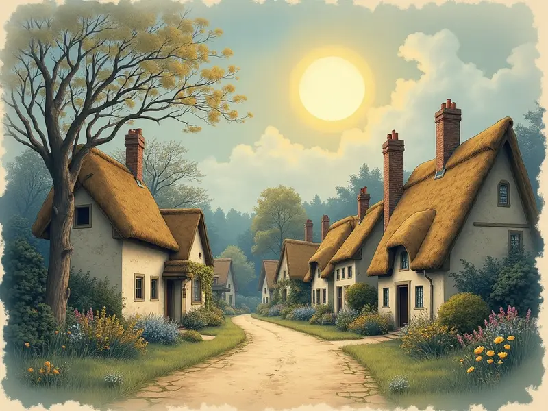 Illustrazione del sogno: paese