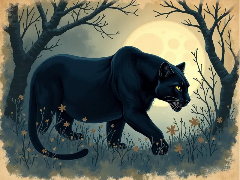 Illustrazione del sogno: pantera