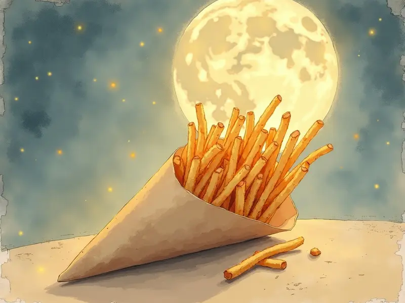 Illustrazione del sogno: patatine fritte