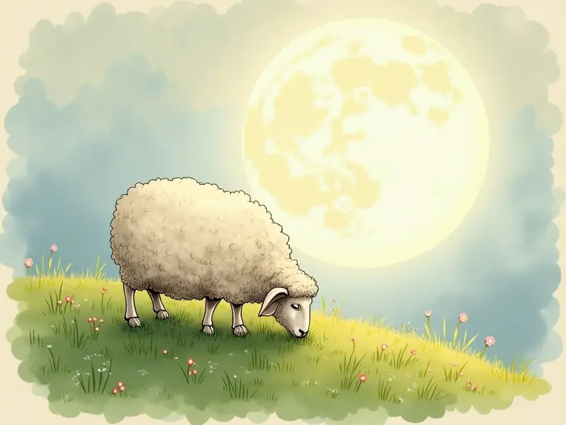Illustrazione del sogno: pecora