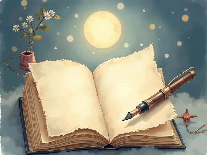 Illustrazione del sogno: penna stilografica
