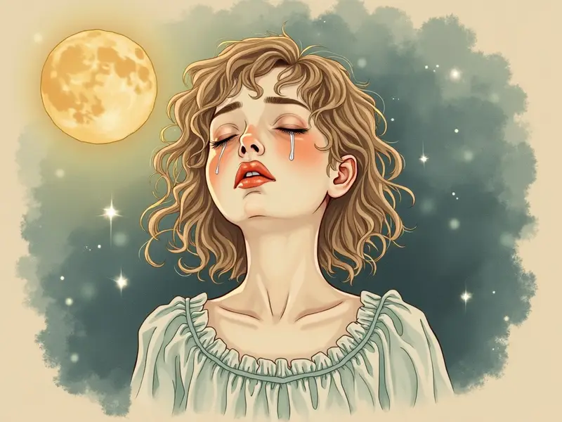 Illustrazione del sogno: pianto