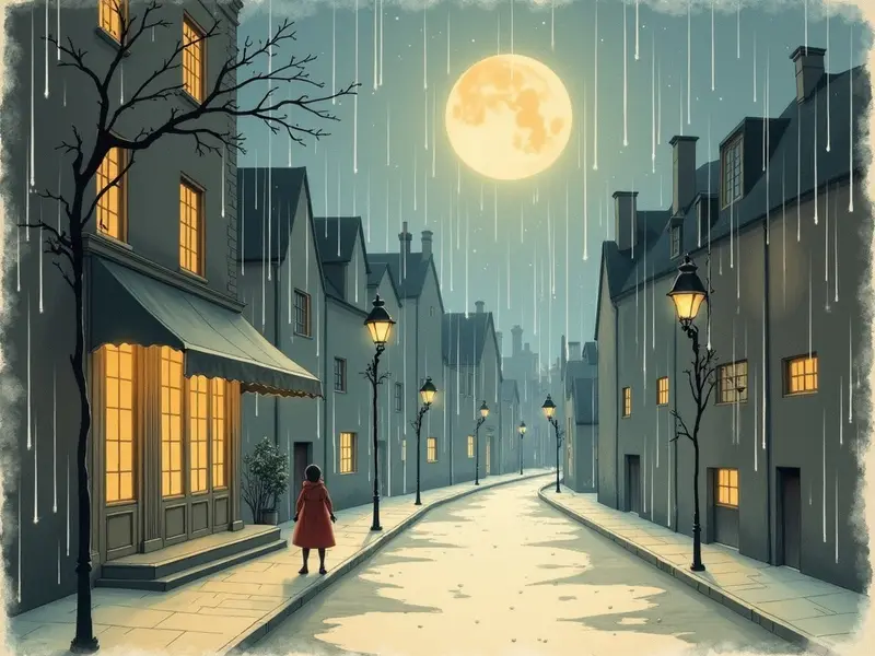 Illustrazione del sogno: pioggia