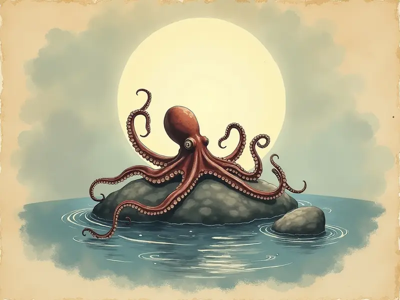 Illustrazione del sogno: polpo