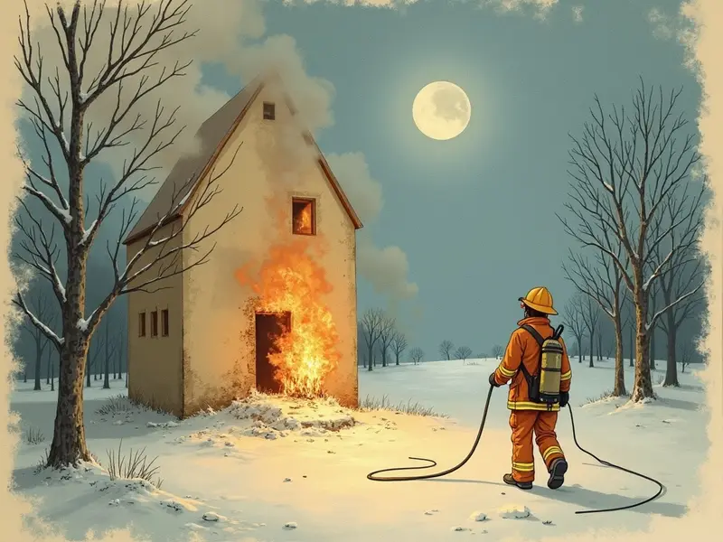 Illustrazione del sogno: pompiere