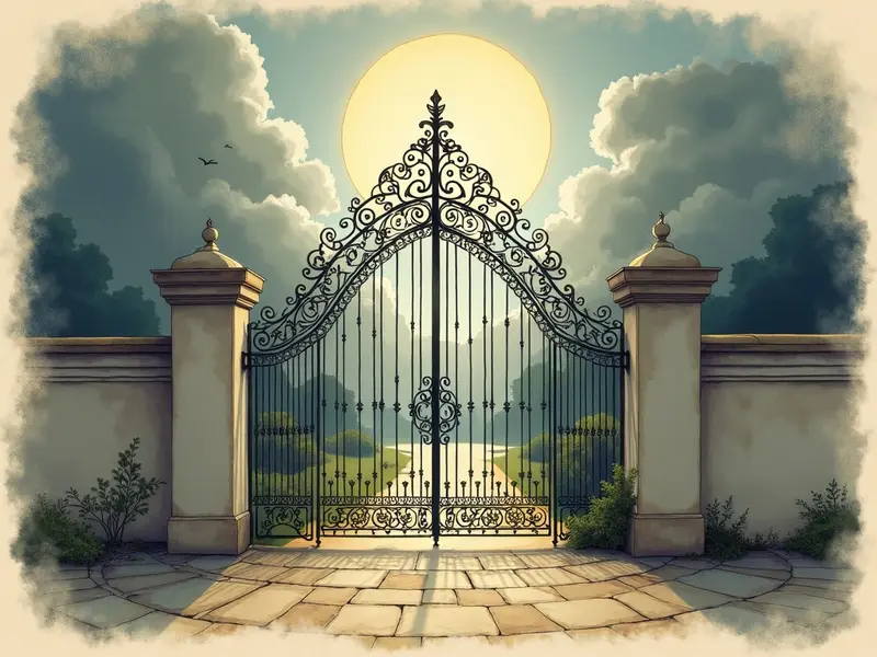 Illustrazione del sogno: portone