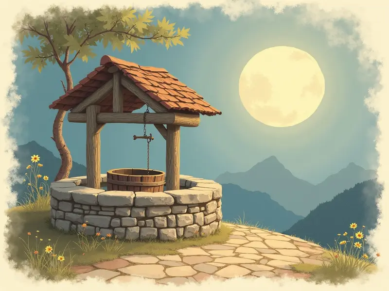 Illustrazione del sogno: pozzo