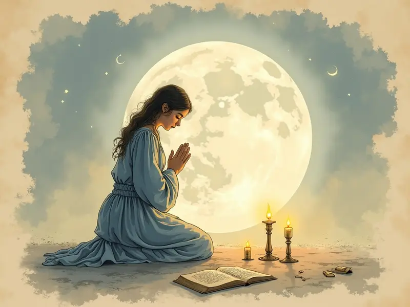 Illustrazione del sogno: pregare
