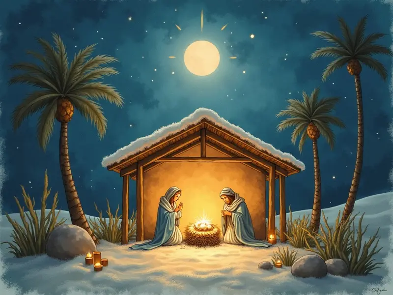 Illustrazione del sogno: presepe