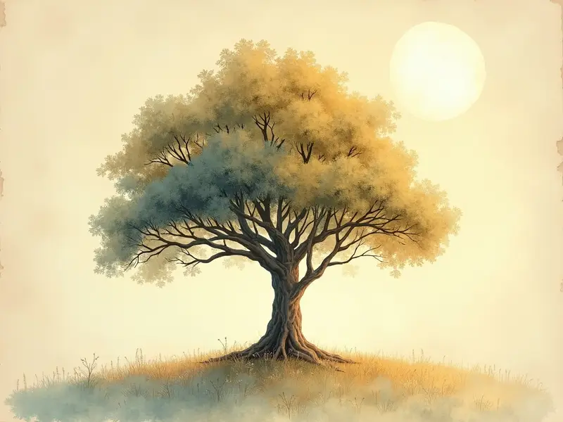 Illustrazione del sogno: quercia