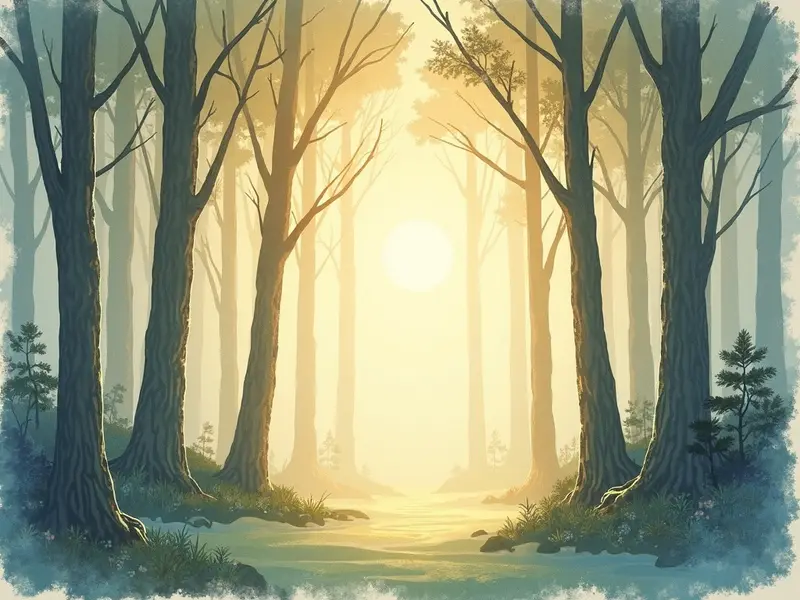 Illustrazione del sogno: radura