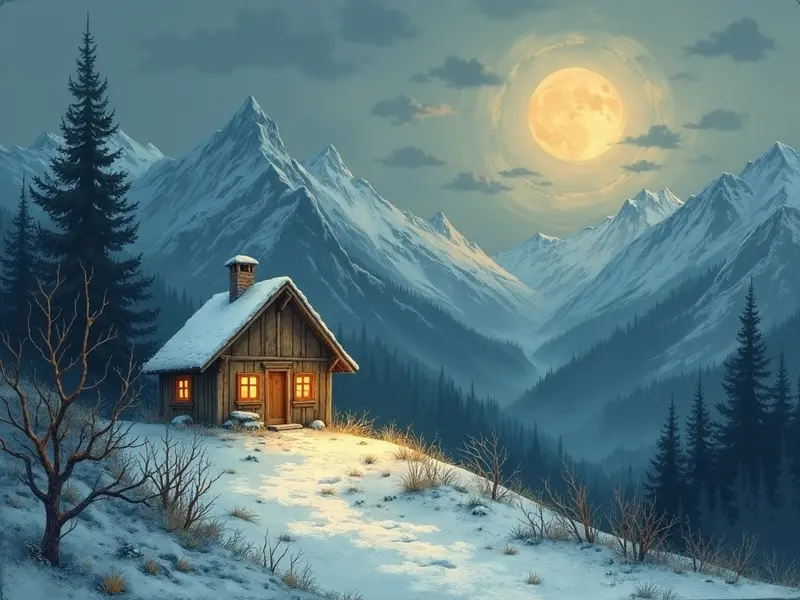 Illustrazione del sogno: rifugio