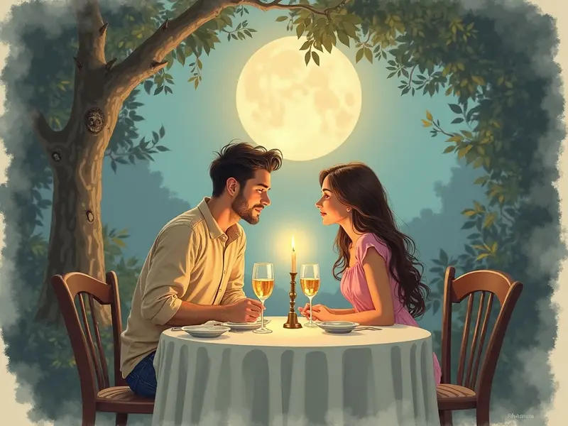 Illustrazione del sogno: ristorante