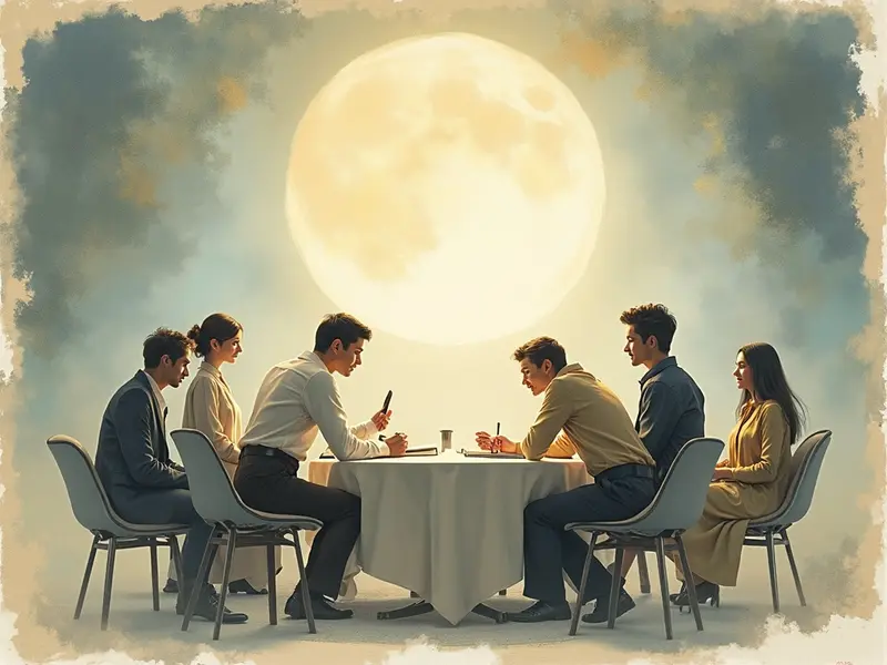 Illustrazione del sogno: riunione