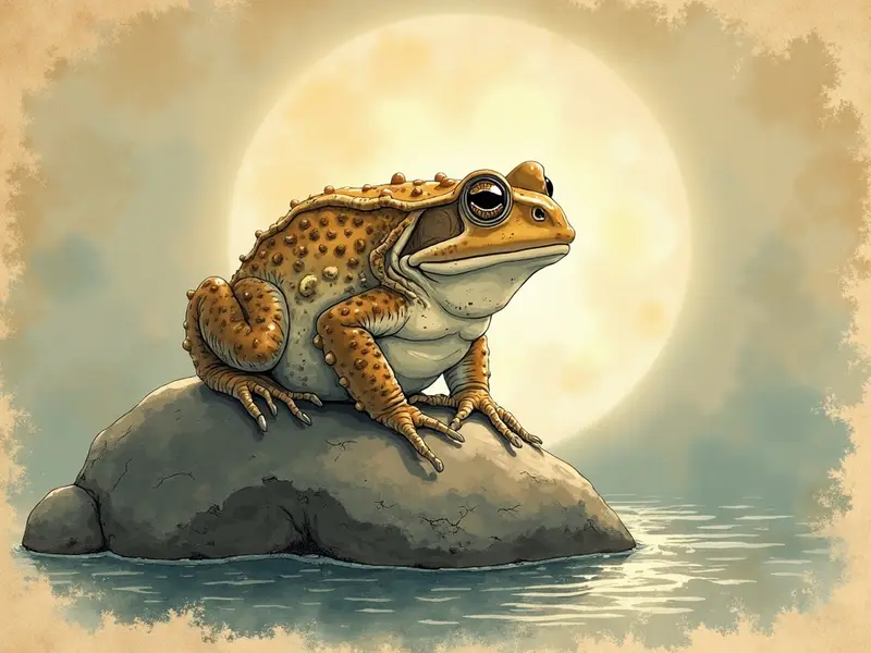 Illustrazione del sogno: rospo