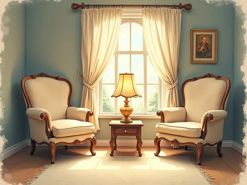 Illustrazione del sogno: salotto