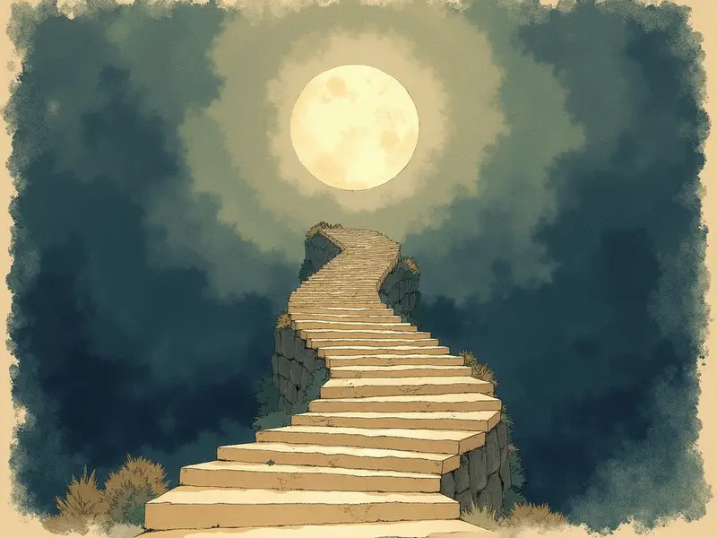 Illustrazione del sogno: scale