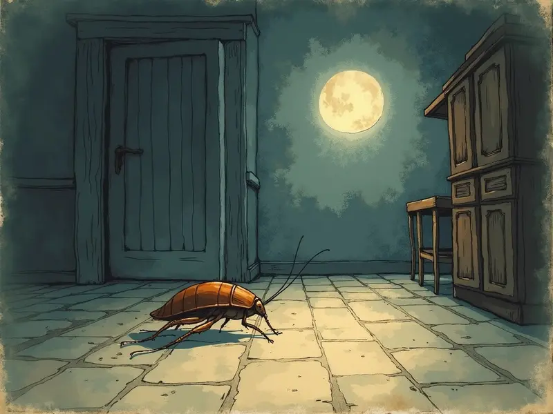 Illustrazione del sogno: scarafaggio vecchio