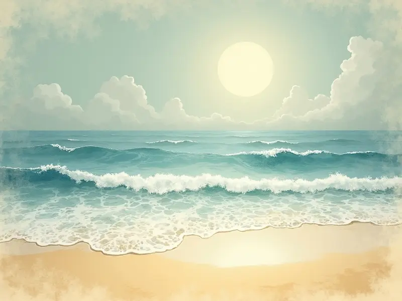 Illustrazione del sogno: spiaggia
