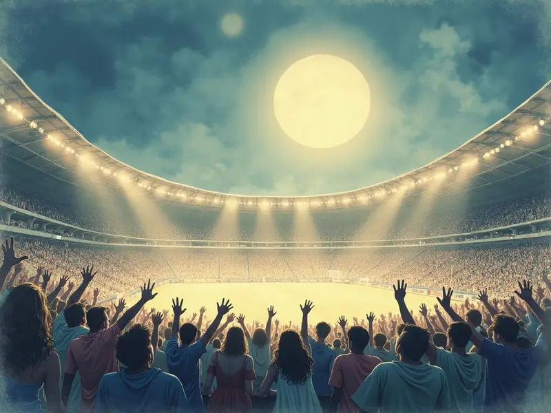 Illustrazione del sogno: stadio