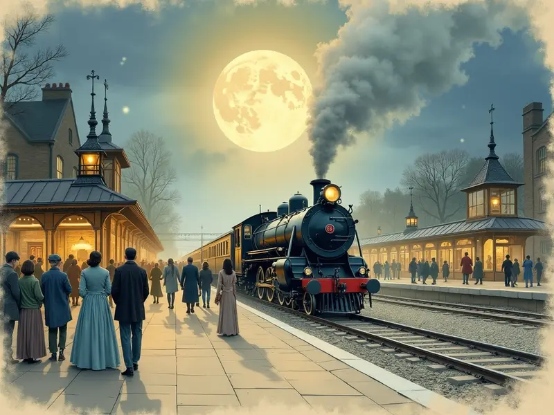 Illustrazione del sogno: stazione bella