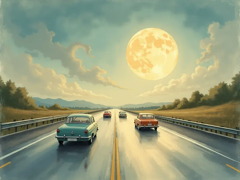 Illustrazione del sogno: superstrada