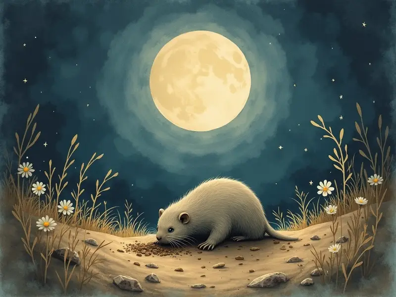 Illustrazione del sogno: talpa