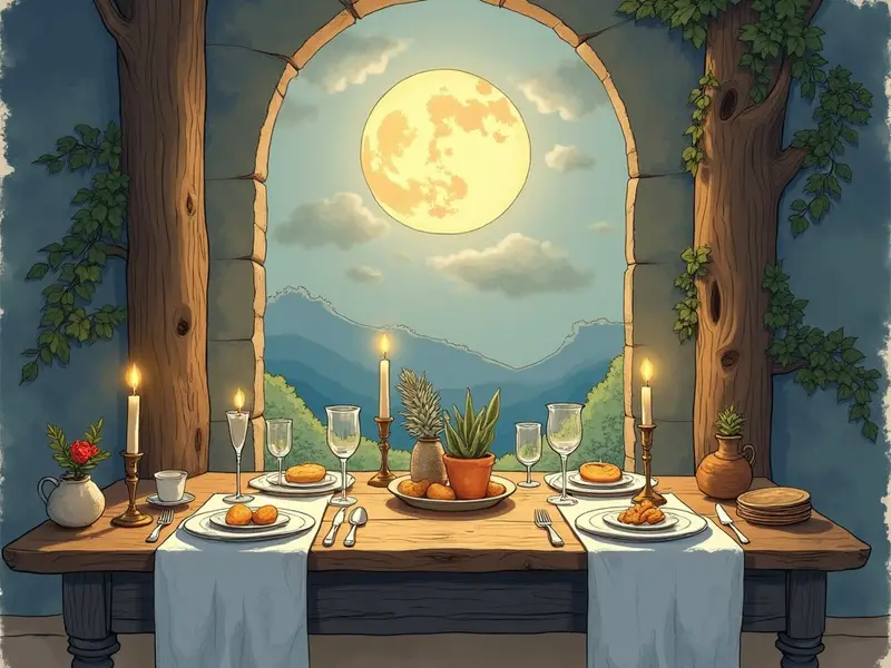 Illustrazione del sogno: tavolo