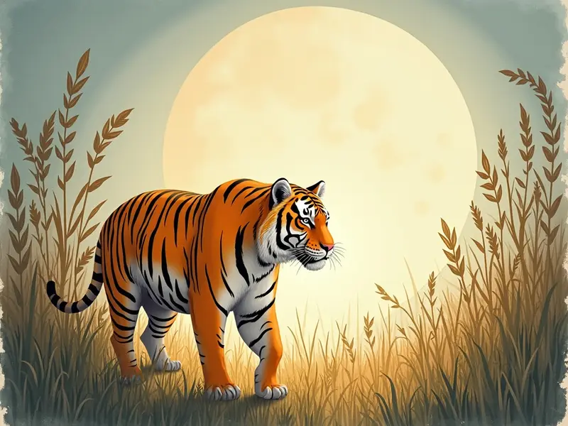 Illustrazione del sogno: tigre