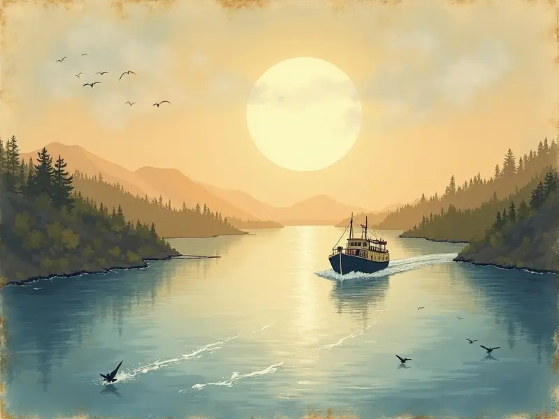 Illustrazione del sogno: traghetto