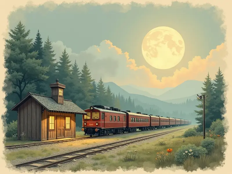 Illustrazione del sogno: treno