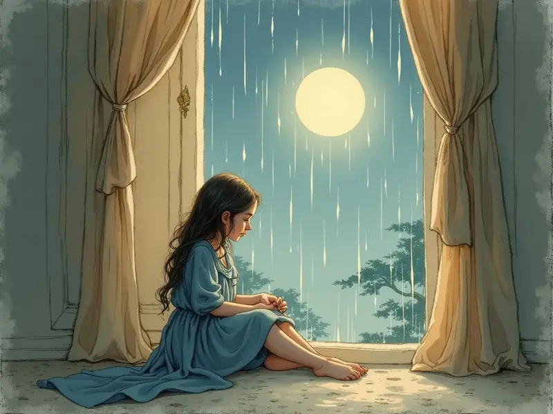 Illustrazione del sogno: tristezza