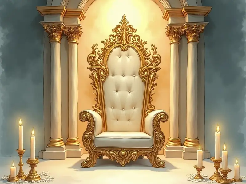 Illustrazione del sogno: trono