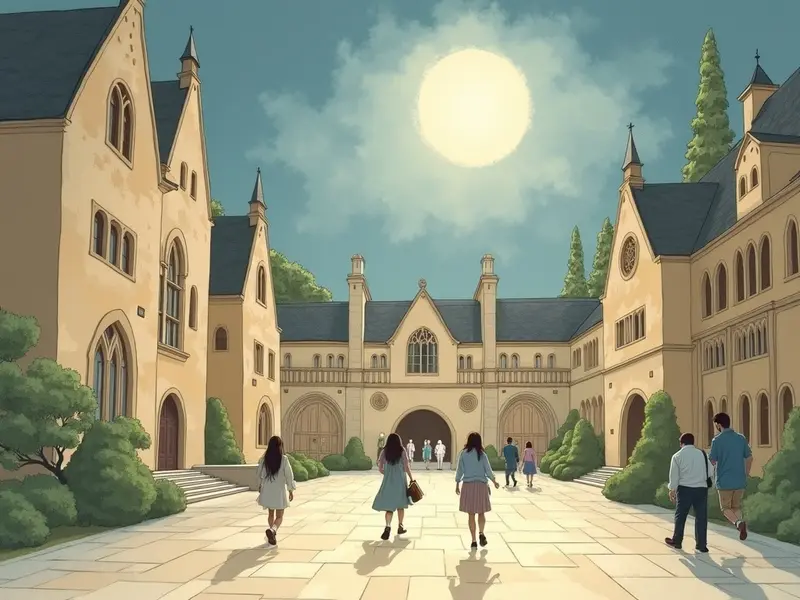 Illustrazione del sogno: università
