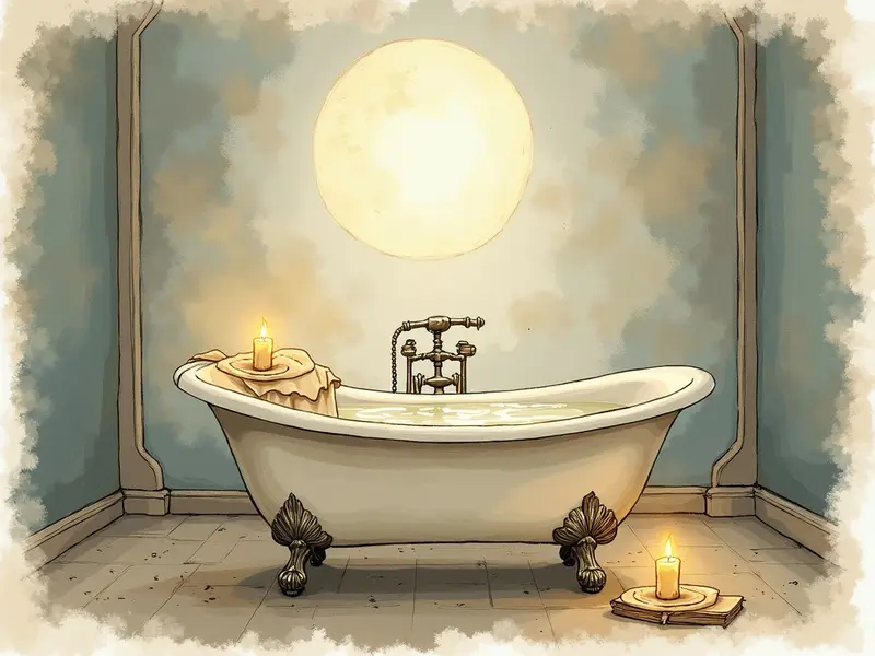 Illustrazione del sogno: vasca da bagno