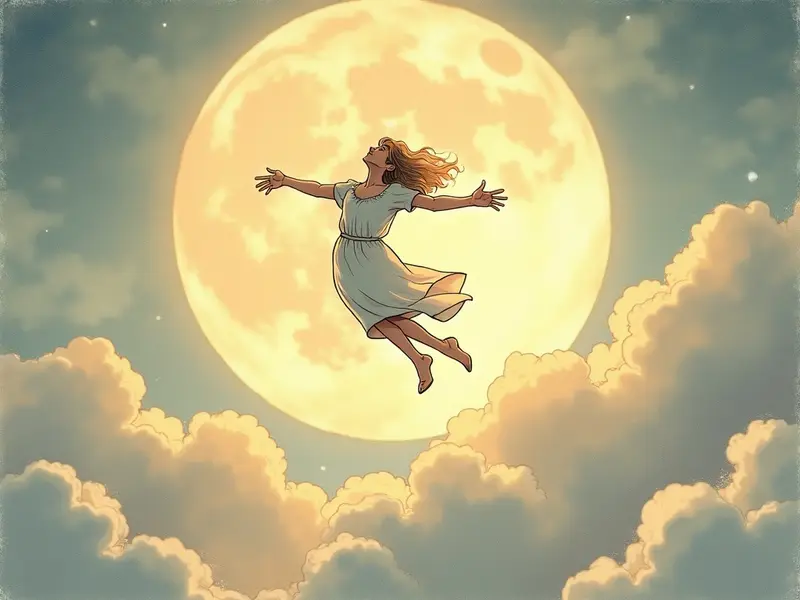 Illustrazione del sogno: volare